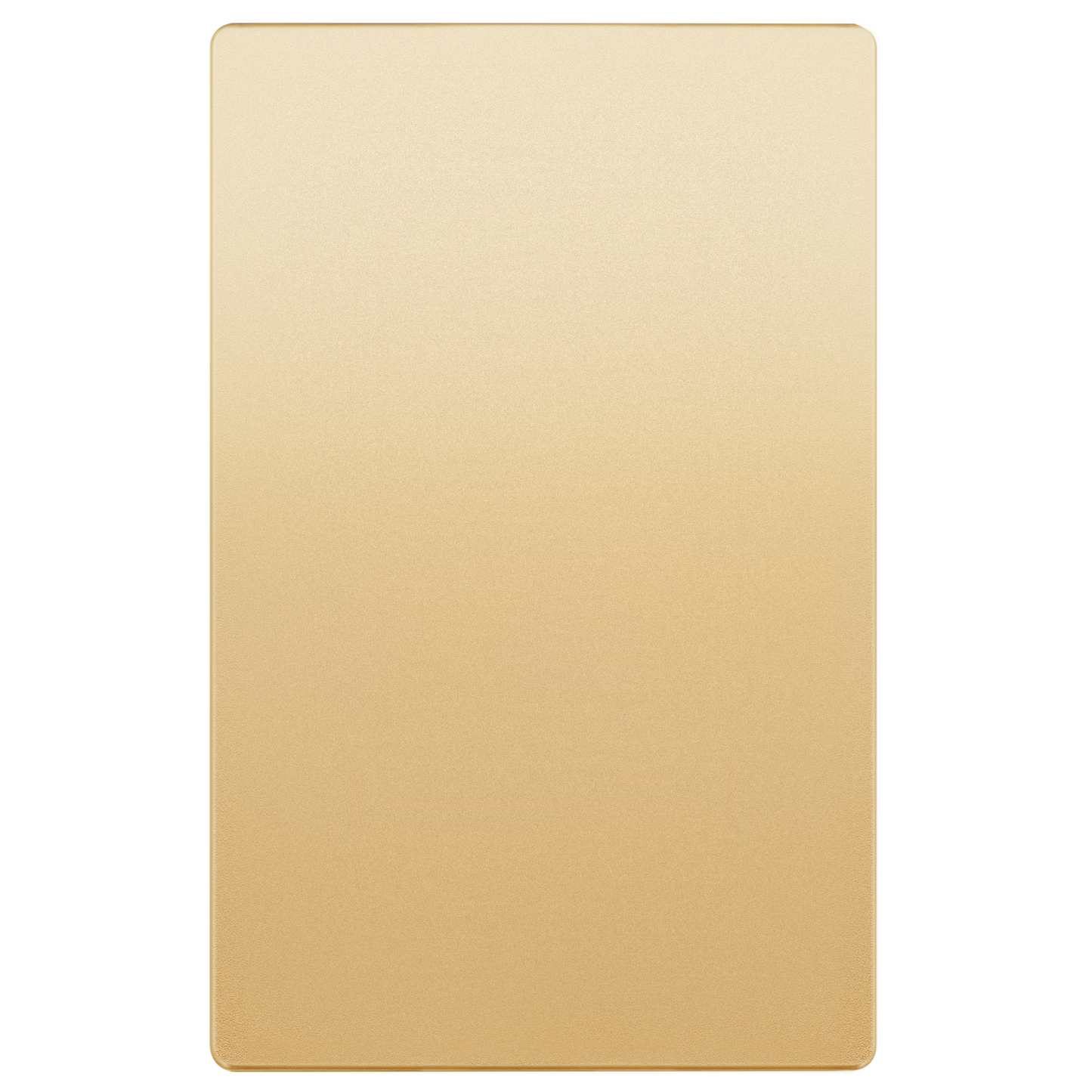 Screwless Blank Wall Plate, Polycarbonate Thermoplastic, Temperature and Impact Resistant, 1-Gang, Mid-Size
