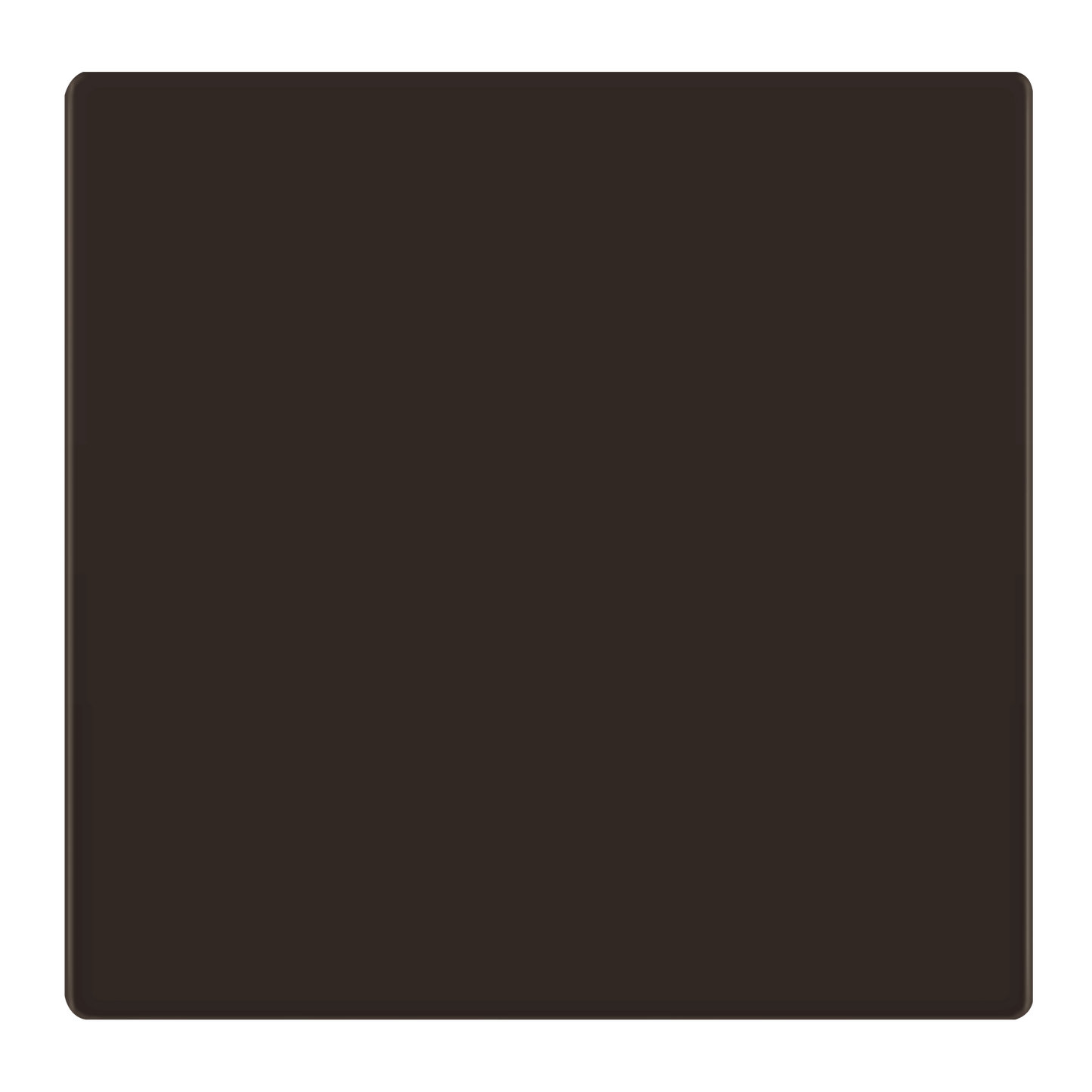 Screwless Blank Wall Plate, Polycarbonate Thermoplastic, Temperature and Impact Resistant, 2-Gang, Mid-Size