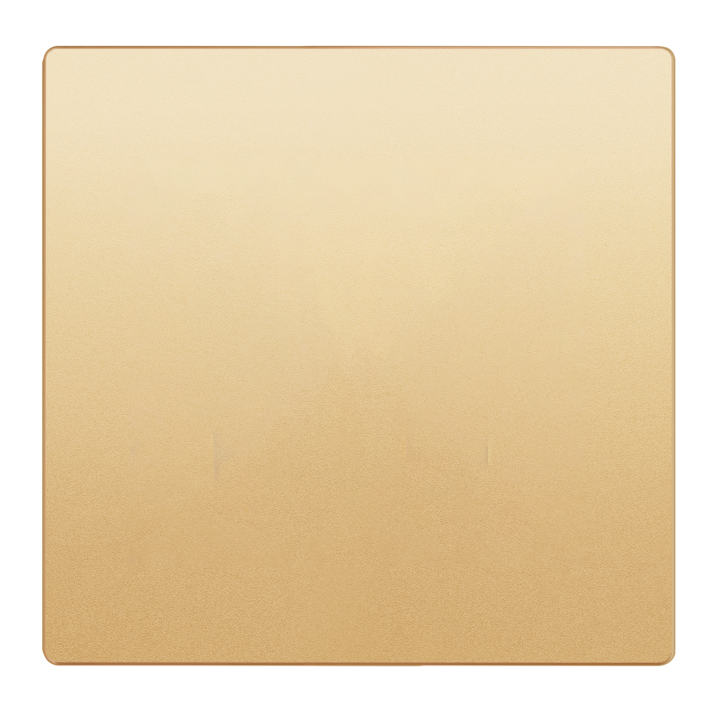 Screwless Blank Wall Plate, Polycarbonate Thermoplastic, Temperature and Impact Resistant, 2-Gang, Mid-Size