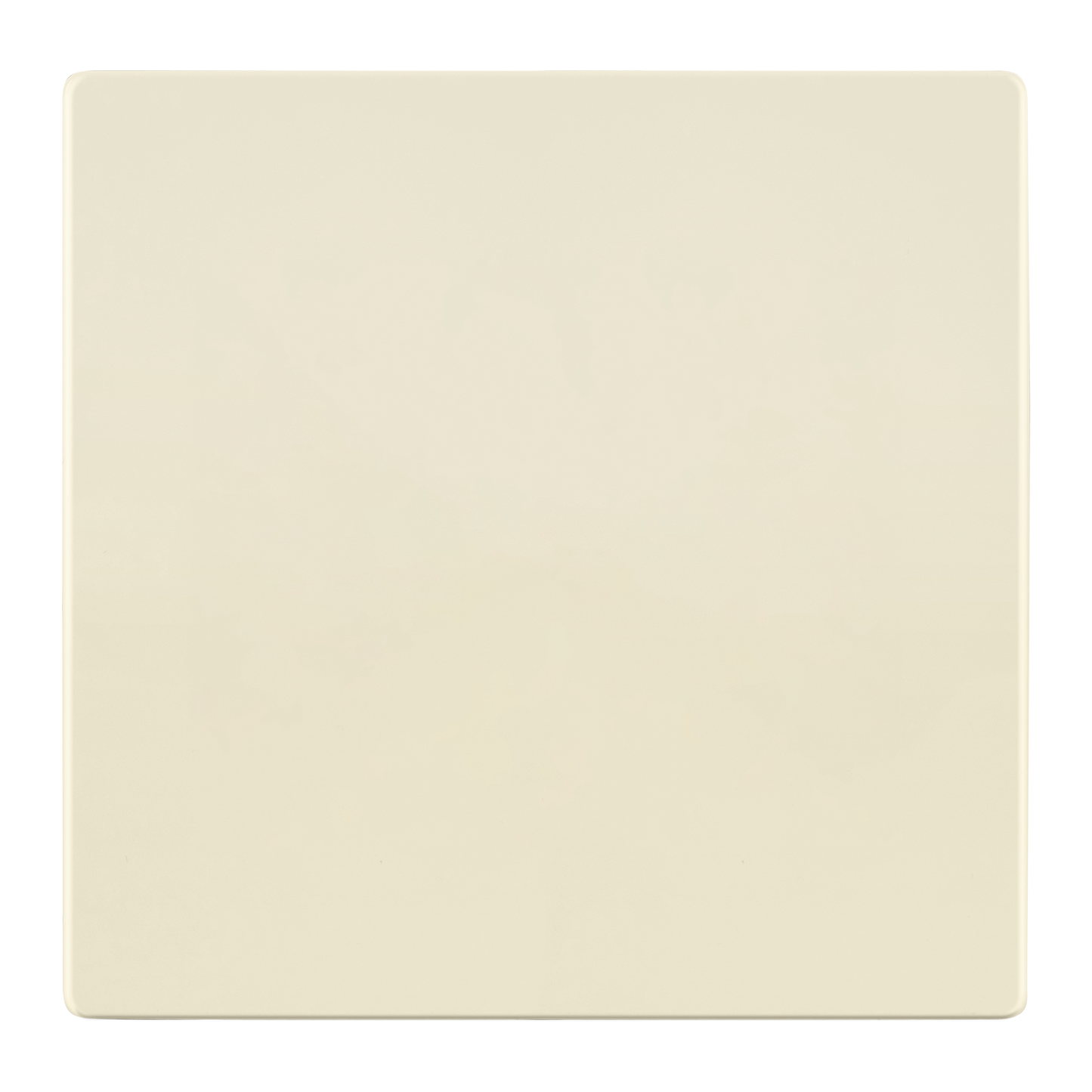 Screwless Blank Wall Plate, Polycarbonate Thermoplastic, Temperature and Impact Resistant, 2-Gang, Mid-Size