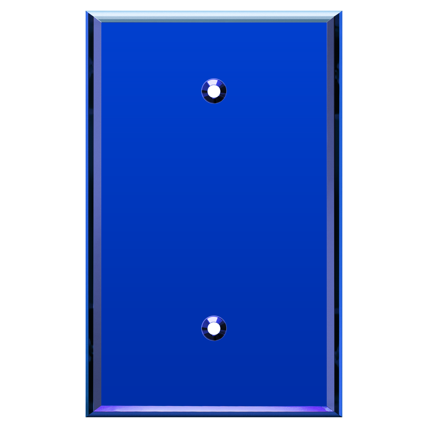 Blank Oversized Acrylic Mirrored Wall Plate, Reflective Cover Plate, Plexiglass Wall Plate, 1-Gang