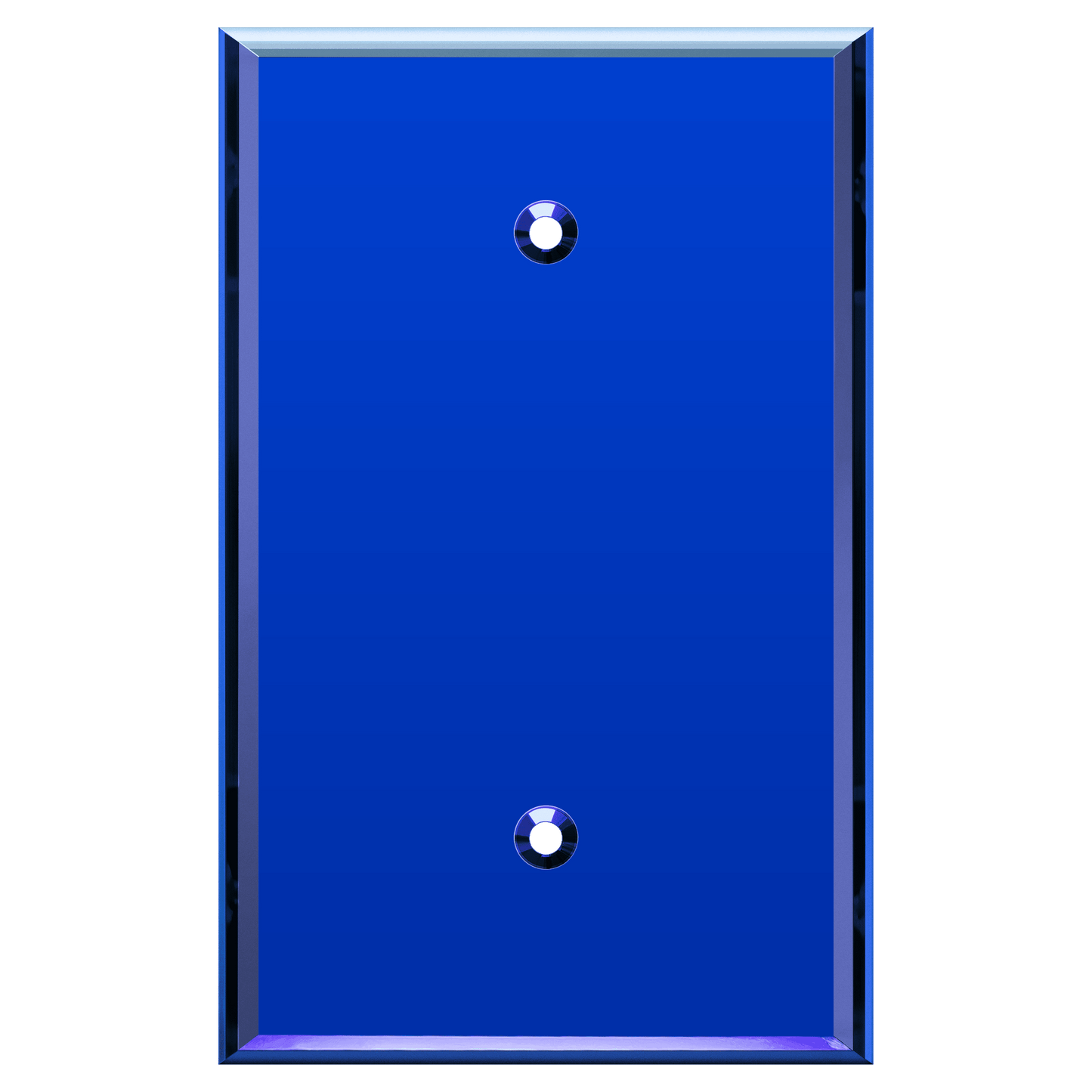 Blank Oversized Acrylic Mirrored Wall Plate, Reflective Cover Plate, Plexiglass Wall Plate, 1-Gang