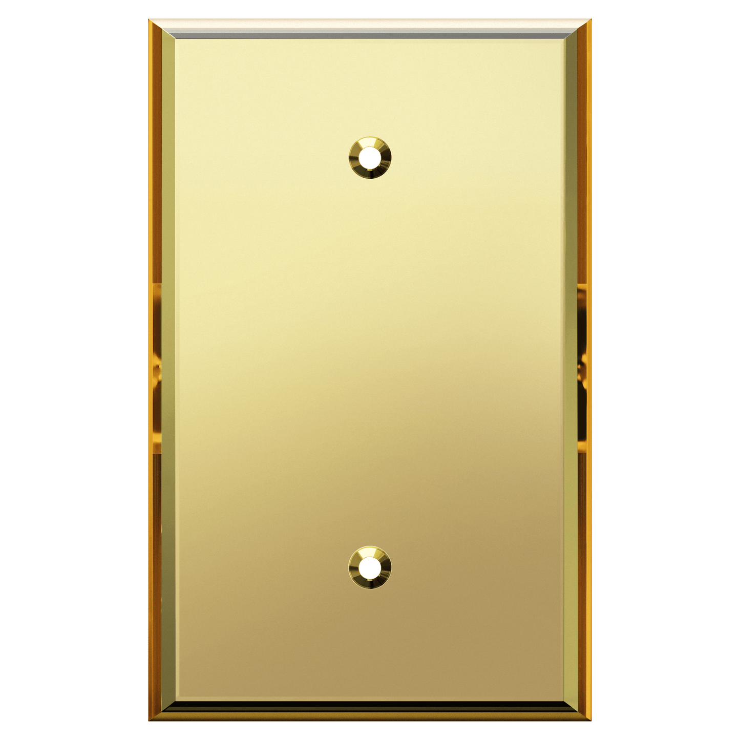 Blank Oversized Acrylic Mirrored Wall Plate, Reflective Cover Plate, Plexiglass Wall Plate, 1-Gang