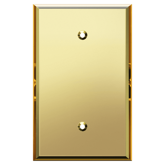 Blank Oversized Acrylic Mirrored Wall Plate, Reflective Cover Plate, Plexiglass Wall Plate, 1-Gang