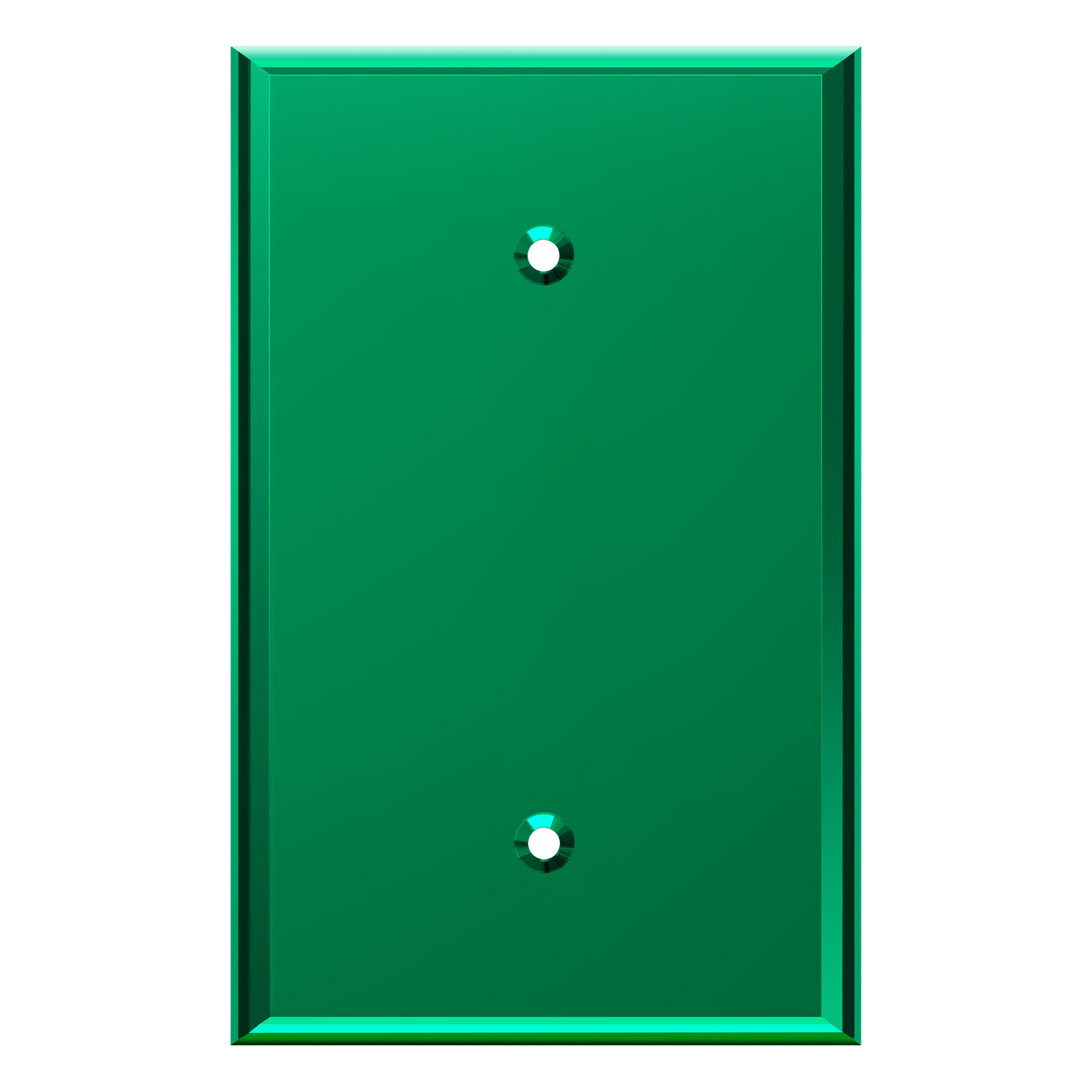 Blank Oversized Acrylic Mirrored Wall Plate, Reflective Cover Plate, Plexiglass Wall Plate, 1-Gang