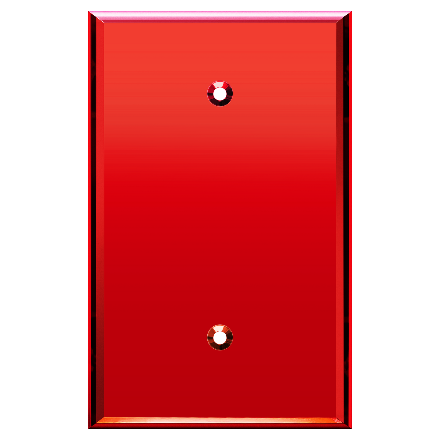 Blank Oversized Acrylic Mirrored Wall Plate, Reflective Cover Plate, Plexiglass Wall Plate, 1-Gang