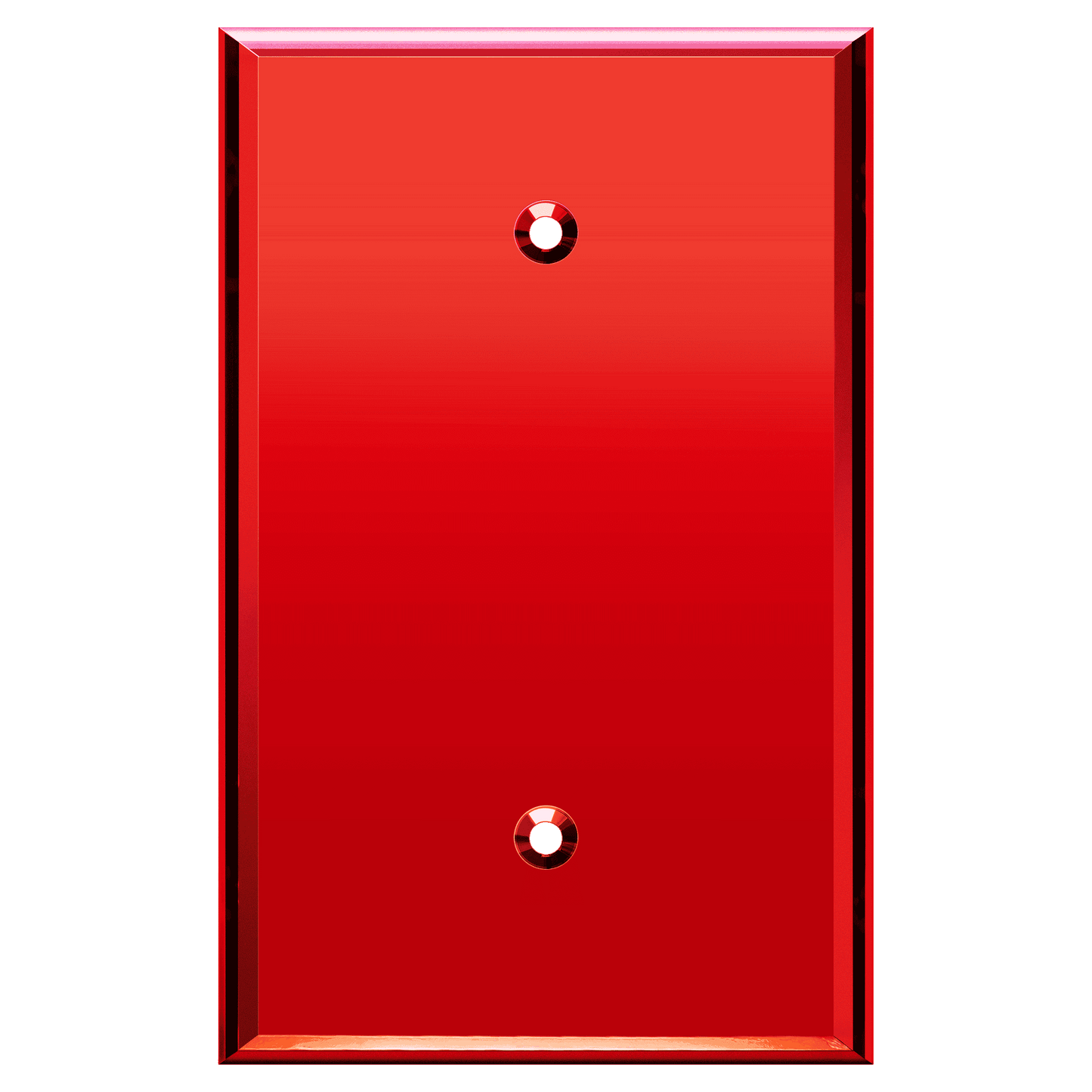 Blank Oversized Acrylic Mirrored Wall Plate, Reflective Cover Plate, Plexiglass Wall Plate, 1-Gang