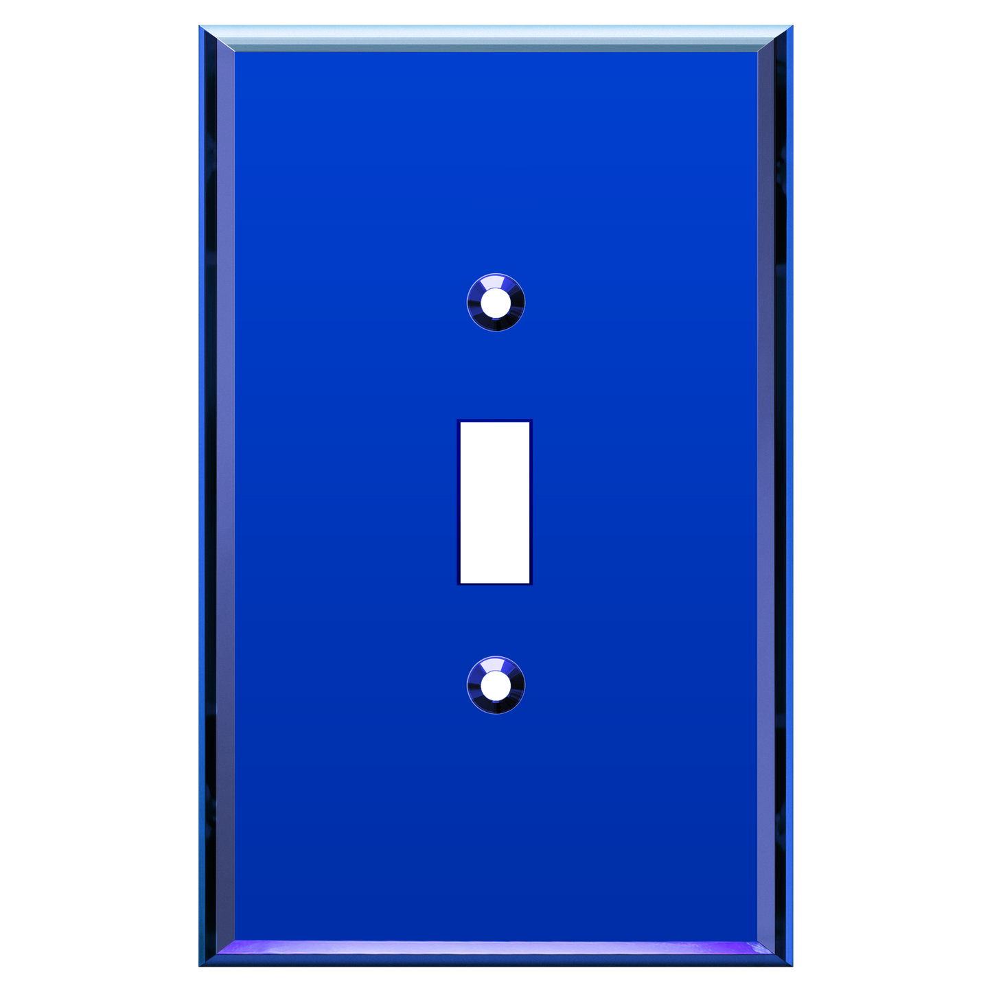 Oversized Acrylic Mirrored Toggle Switch Wall Plate, Reflective Cover Plate, Plexiglass Wall Plate, 1-Gang