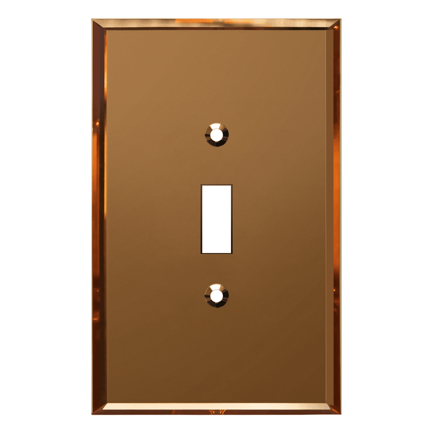 Oversized Acrylic Mirrored Toggle Switch Wall Plate, Reflective Cover Plate, Plexiglass Wall Plate, 1-Gang