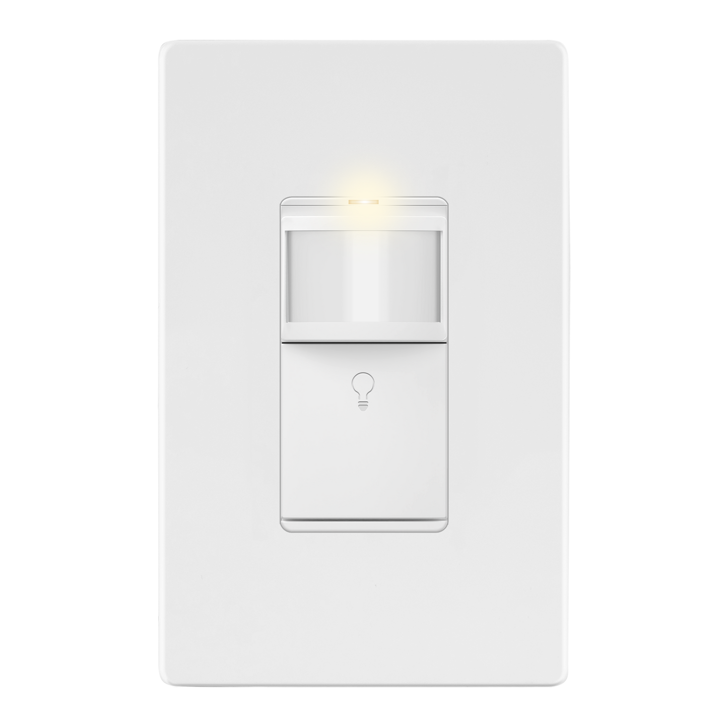 Motion Sensor Light Switch, PIR Occupancy/ Vacancy Motion Sensor, Single-Pole, No Neutral Required, Wall Plate Included