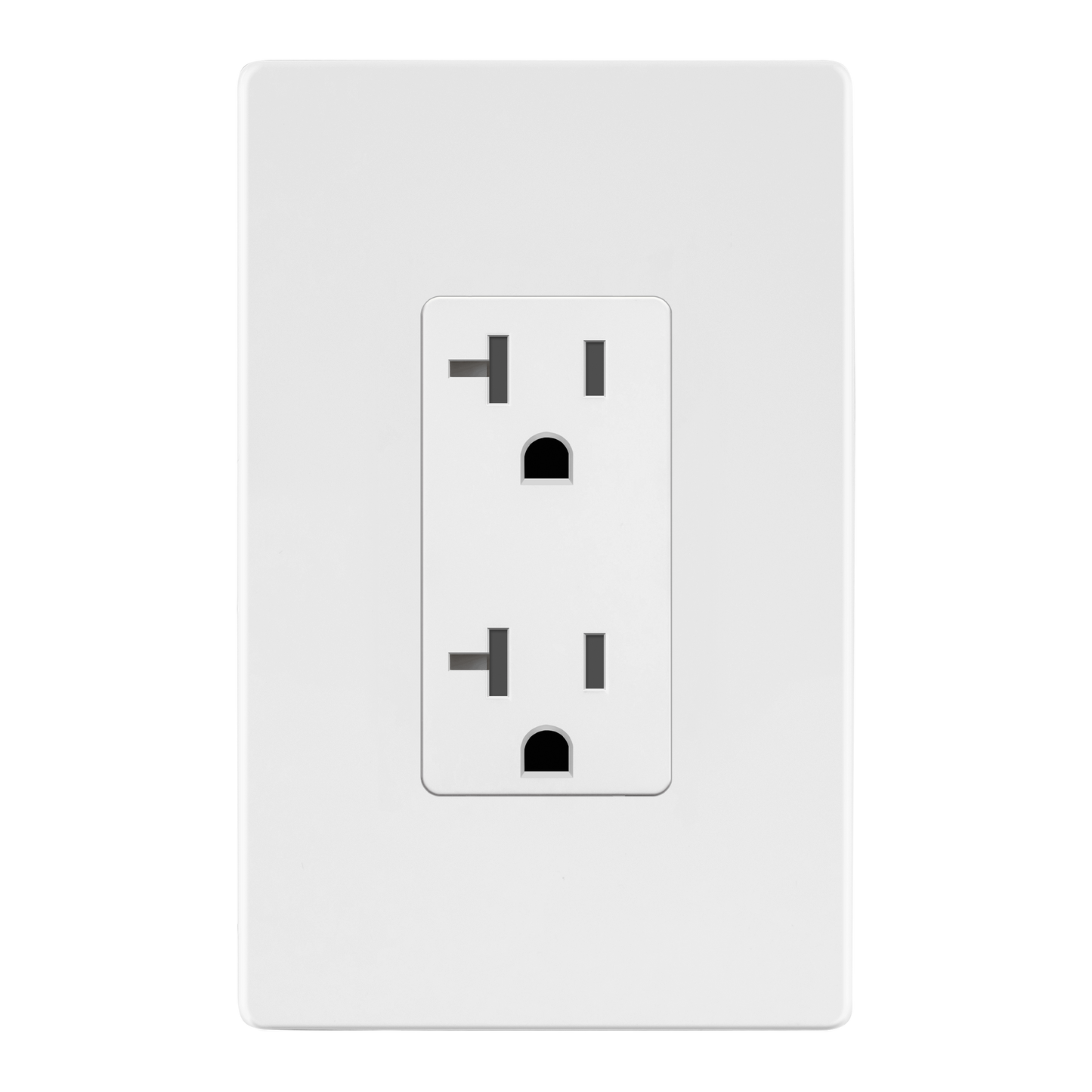 Decorator 20A Tamper-Resistant Outlet with Interchangeable Face Cover, Child Safe Tamper-Resistant Wall Outlet, Self Grounding