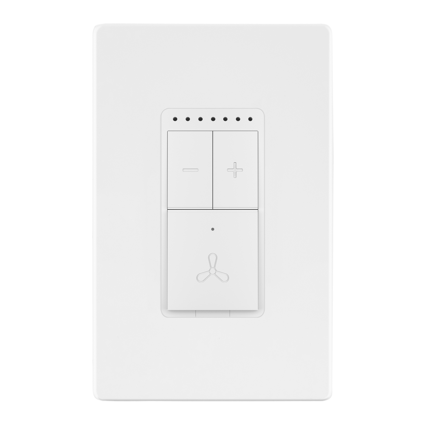 4-Speed Wi-Fi Fan Control Switch, Wireless Home Automation, Wi-Fi Control, Single-Pole, Wall Plate Included